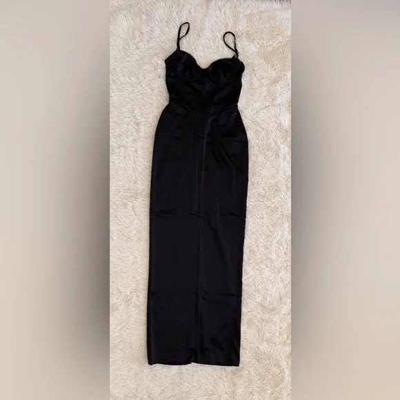 flat shoes for black dress The Elodie Dress | House of CB main image 0